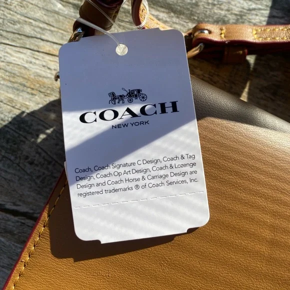 Coach Brown Leather Saddle Bag - Picture 3 of 7